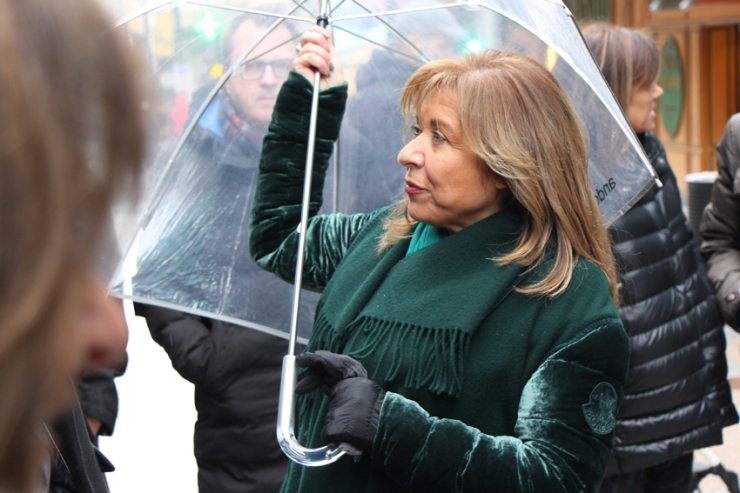 La cònsol major d'Andorra la Vella, Conxita Marsol, aquest dissabte.